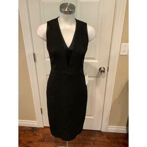 Rag & Bone Black Sleeveless V-Neck LBD Sheath Dress, Size 4